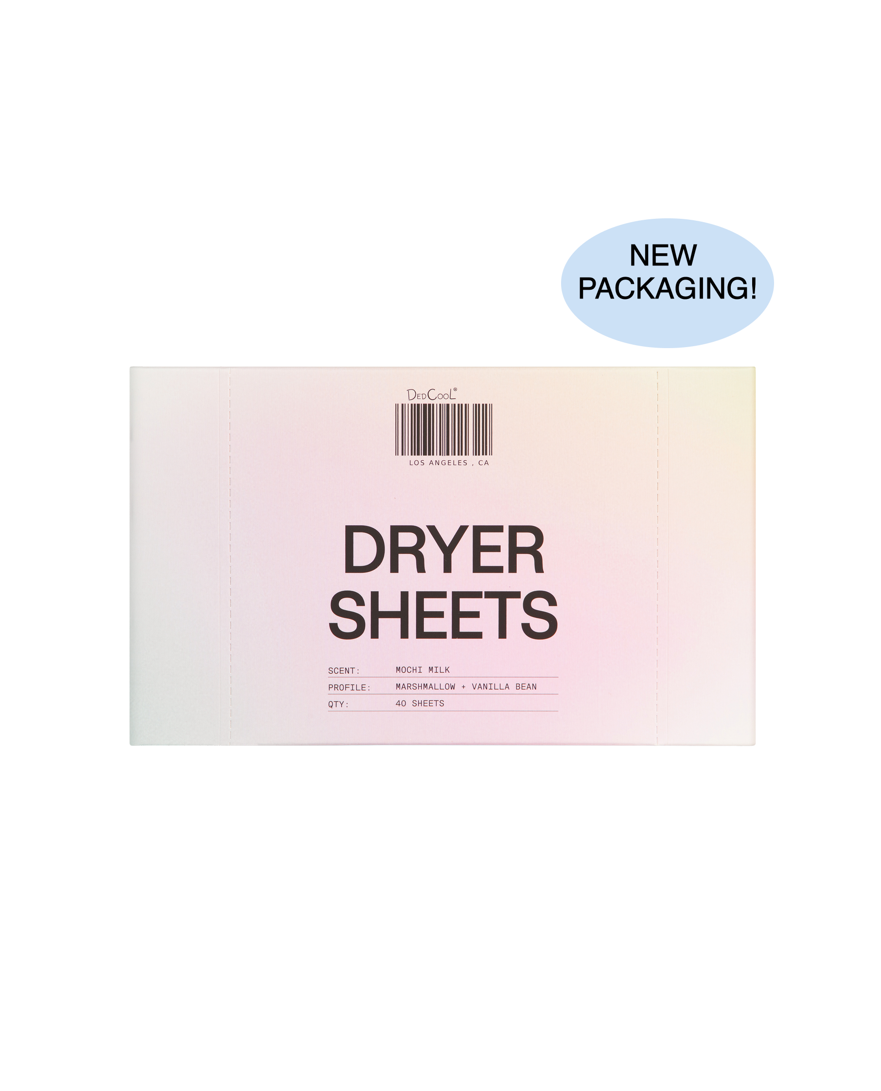DedCool Dryer Sheets Mochi Milk