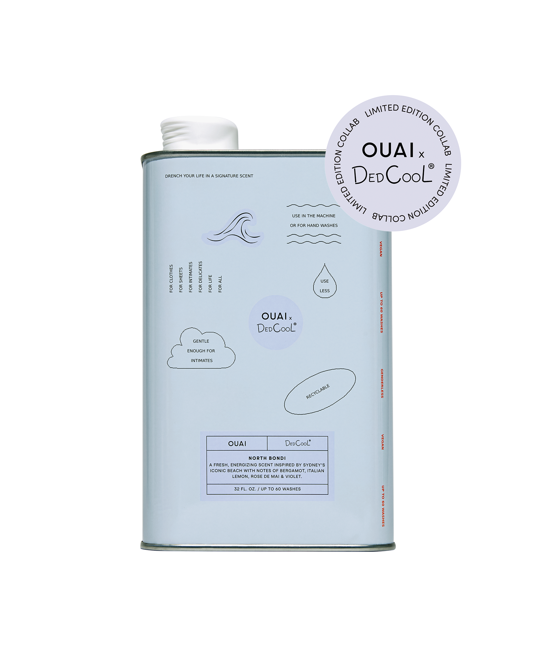 *Limited Edition* DedCool x OUAI North Bondi Dedtergent
-image