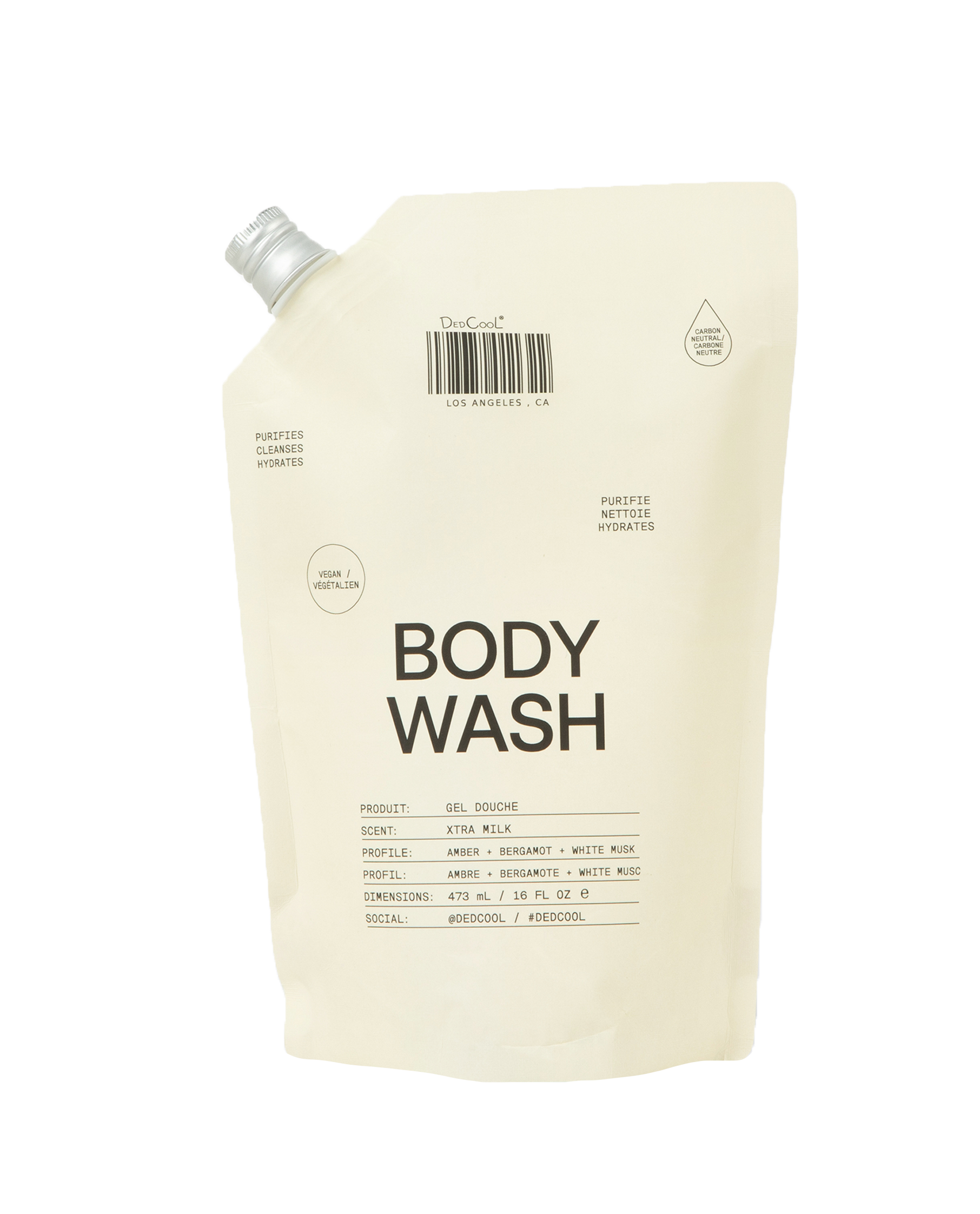 DedCool Body Wash Refill Xtra Milk