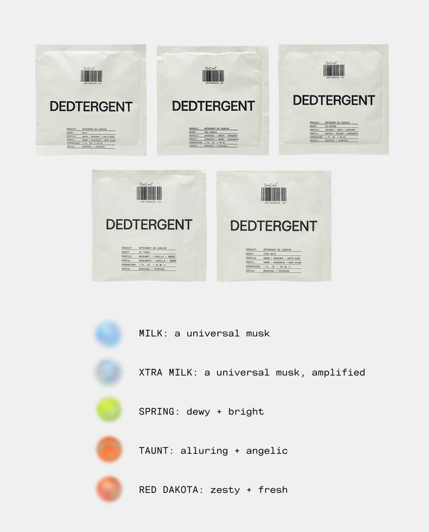 Dedtergent  Sample Pack + $10 OFF a Full Size Dedtergent