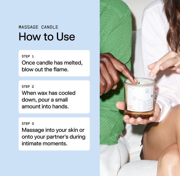 Massage Candle - Dedcool - How To Use