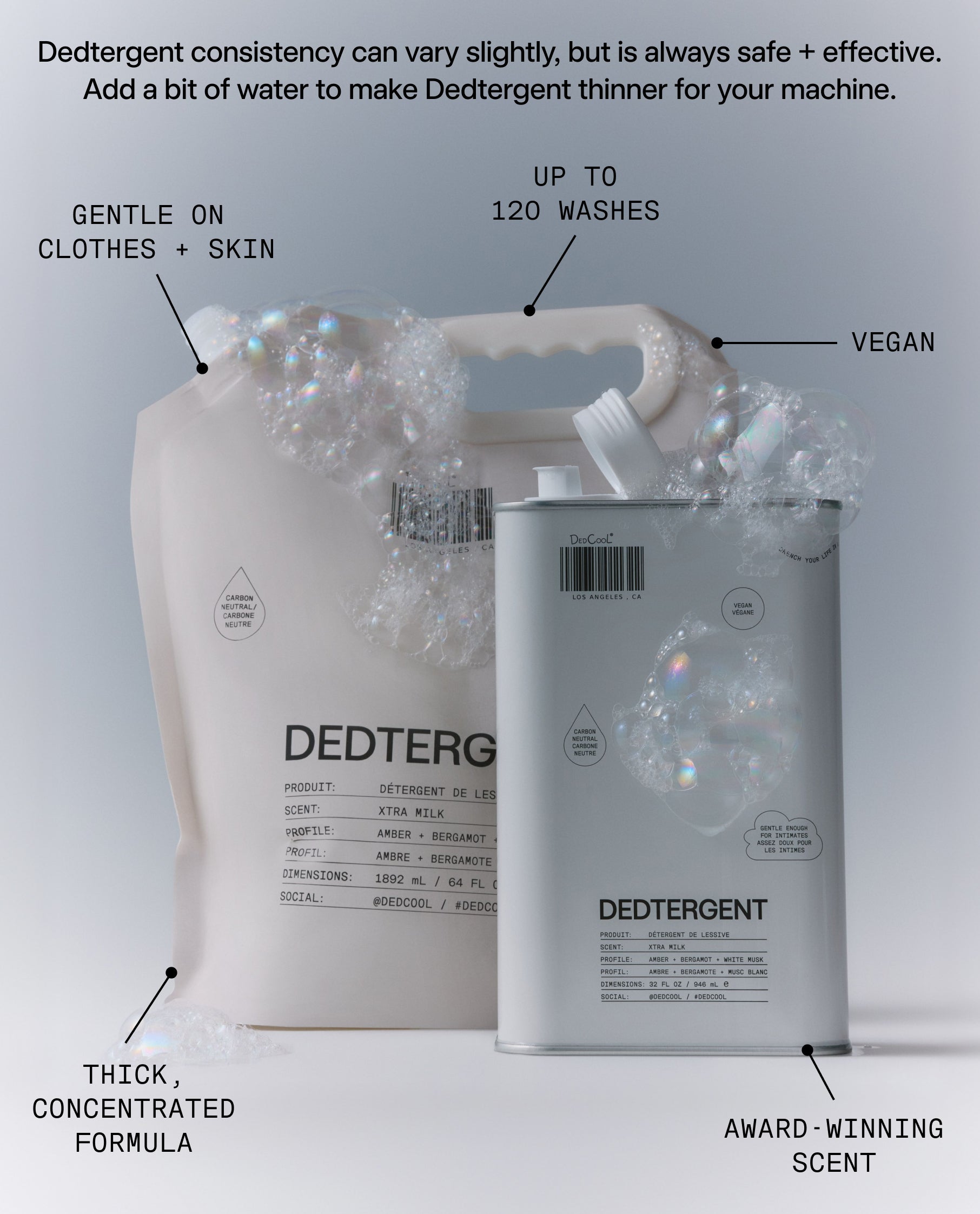 Laundry Dedtergent Refill Mochi Milk – DedCool