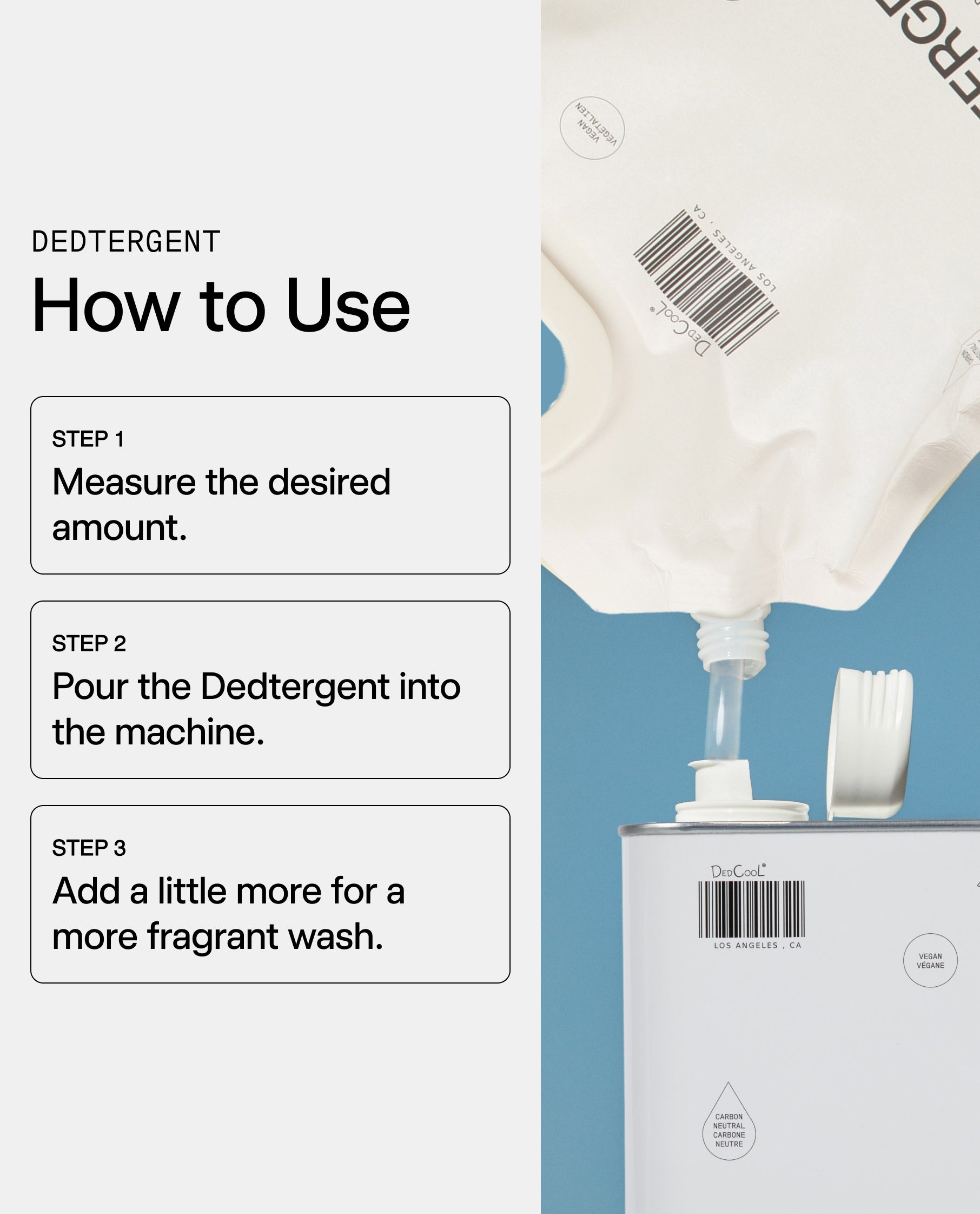 Laundry Dedtergent Refill Mochi Milk – DedCool