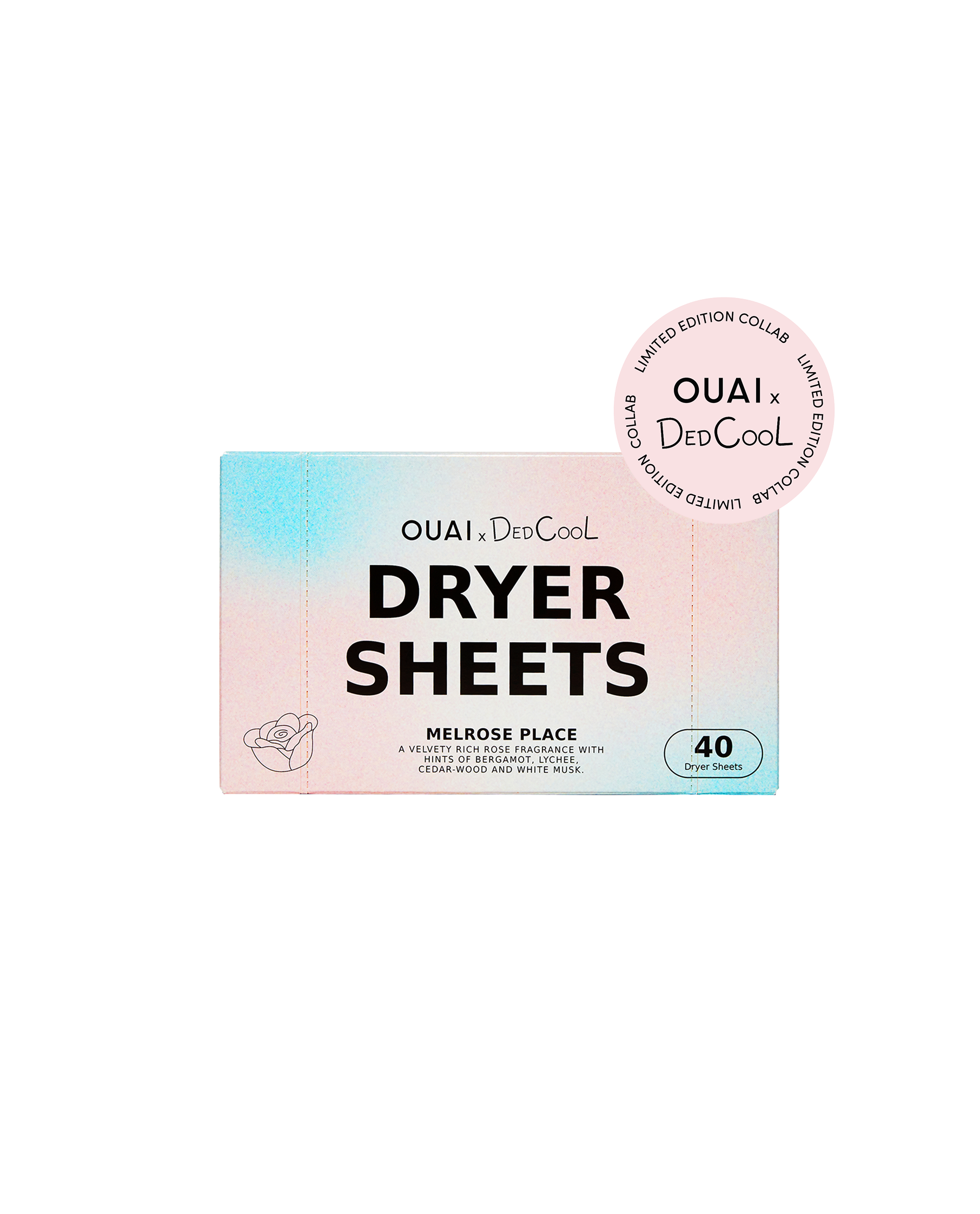 x OUAI Melrose Place Dryer Sheets