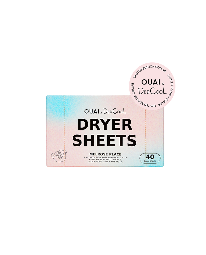 DedCool x OUAI Melrose Place Dryer Sheets