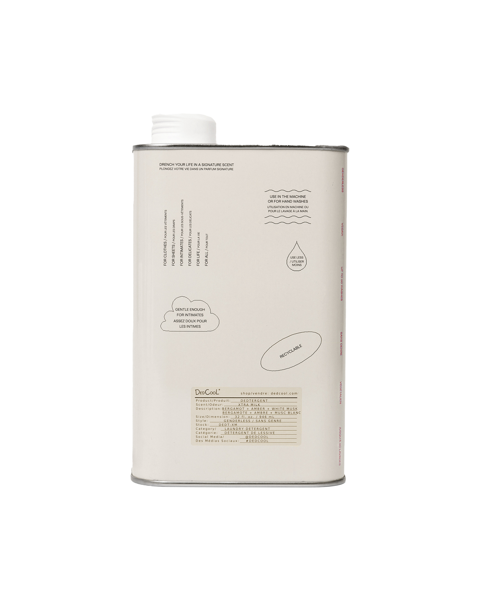Dedtergent Xtra Milk | Laundry