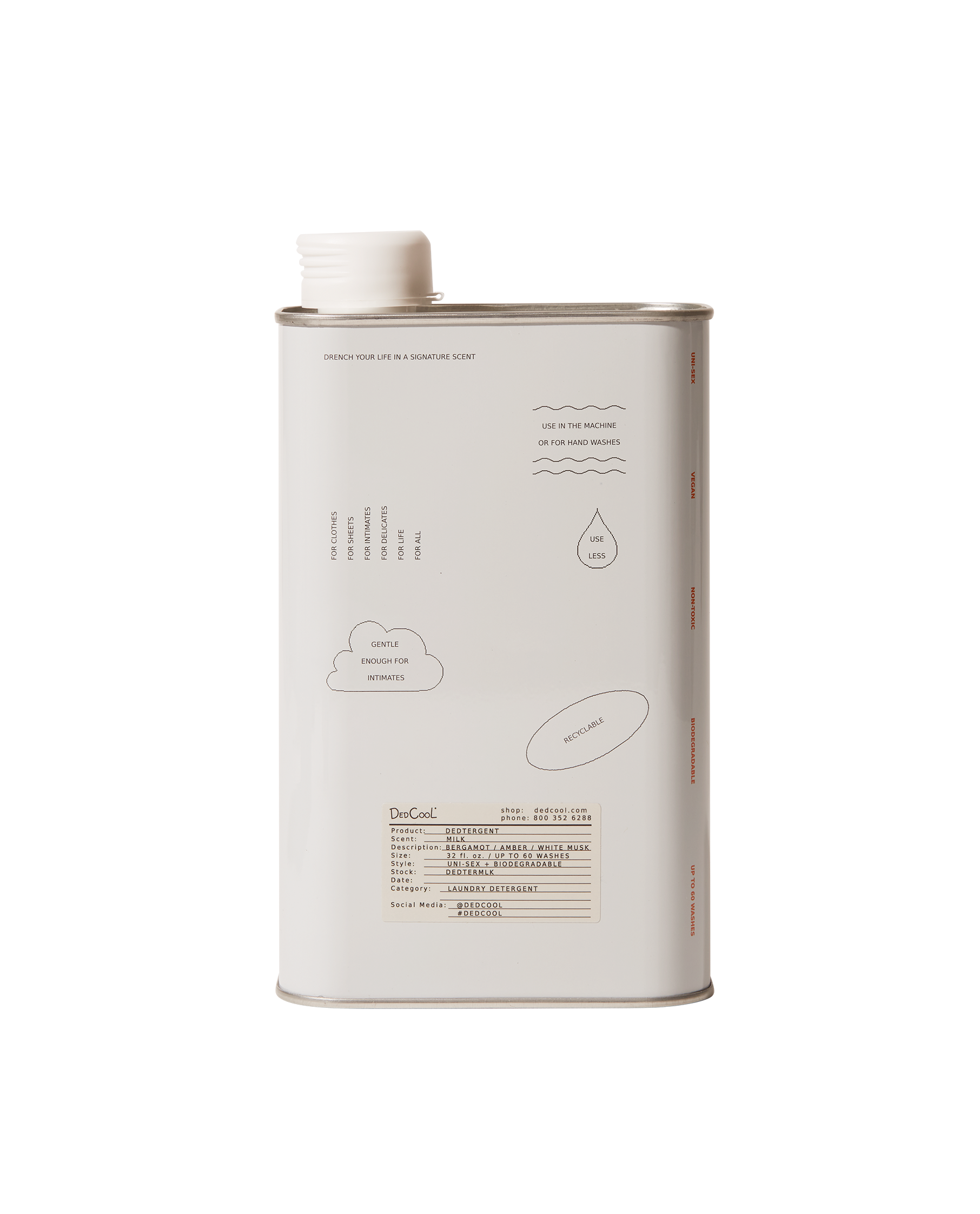 Dedtergent Milk Detergent