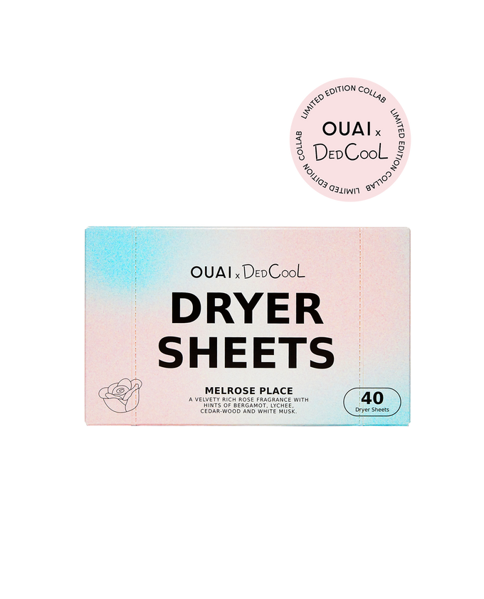 DedCool x OUAI Melrose Place Dryer Sheets